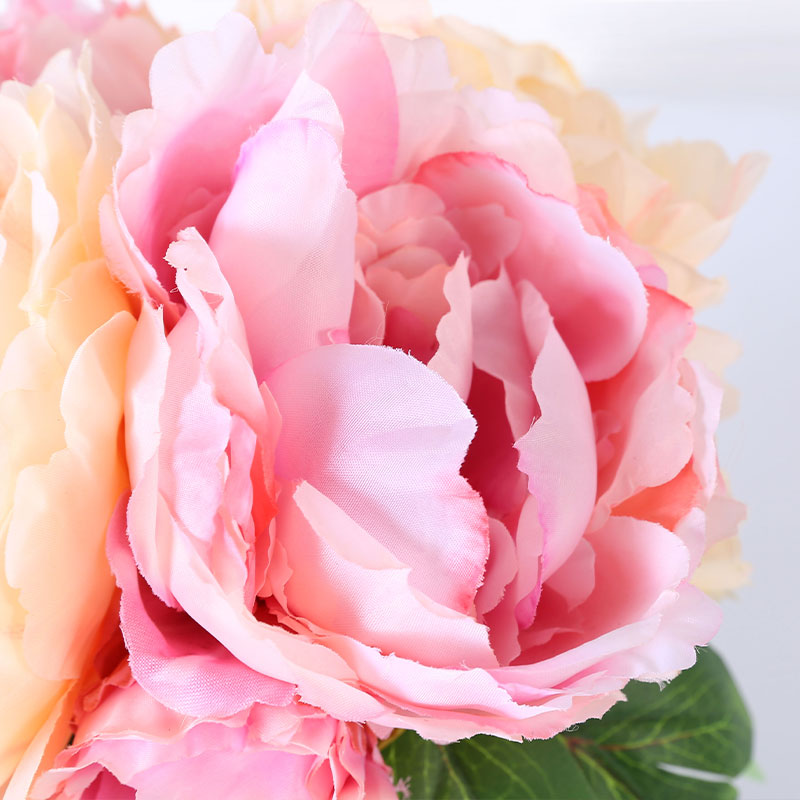 Artificial peony with fake water