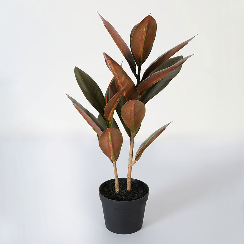 Artificial Rubber Plant