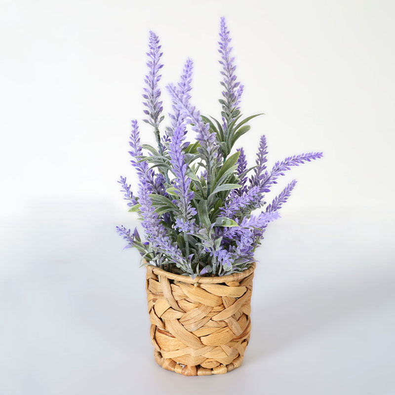 Artificial Lavender Potted Flowers