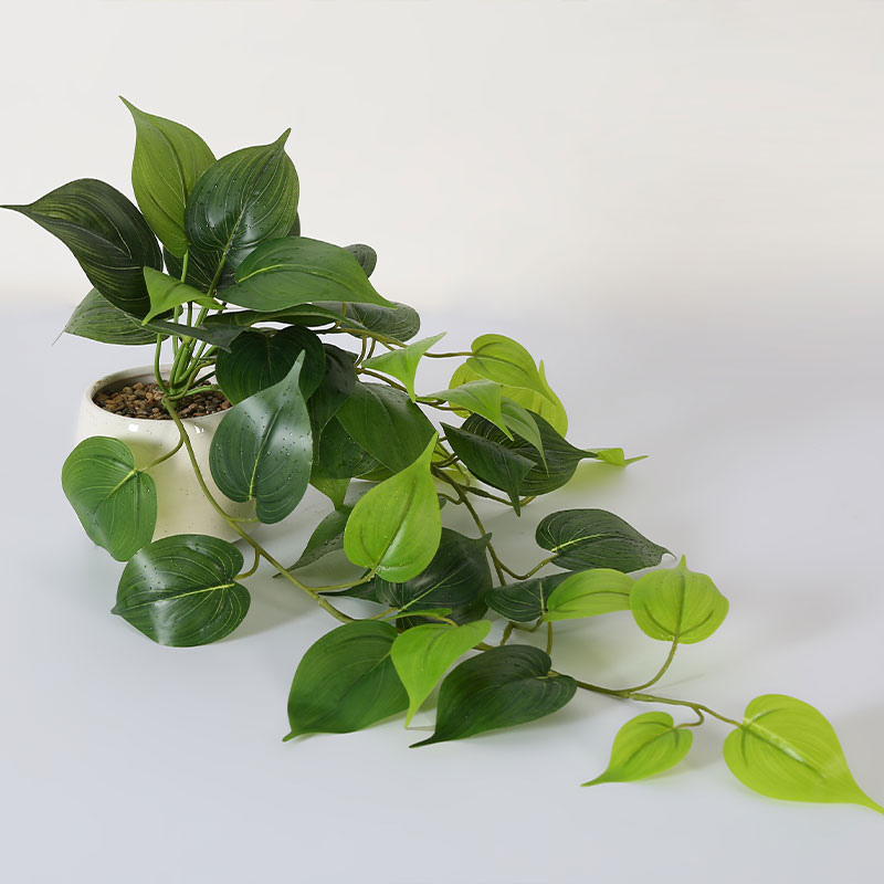 Artificial Epipremnum aureum potted plant