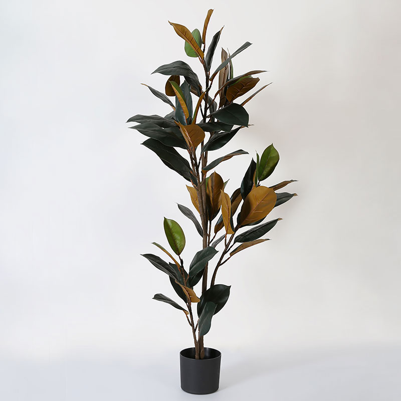 Potted artificial Ficus microcarpa