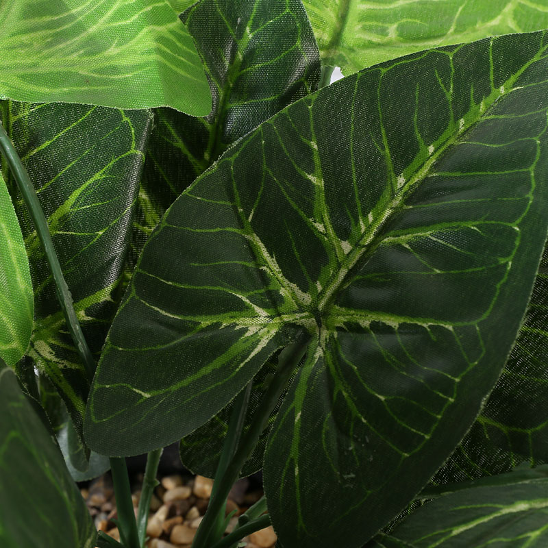 artificial Philodendron 'Platinum' potted plant